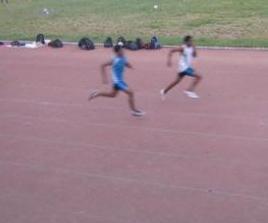 Boys participating in a race