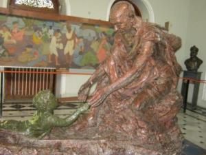 Gandhi sculpture
